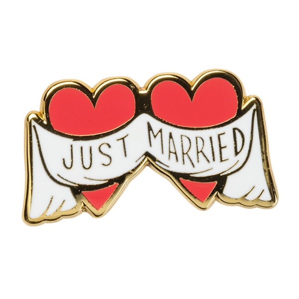 Primitives by Kathy Enamel Pin - Just Married
