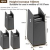 SciFiVisi Set of 4 Furniture Raisers, 10 cm, Adjustable Table