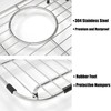 Orgneas Sink Protectors for Kitchen Sink, Universal Double Bowl Sink