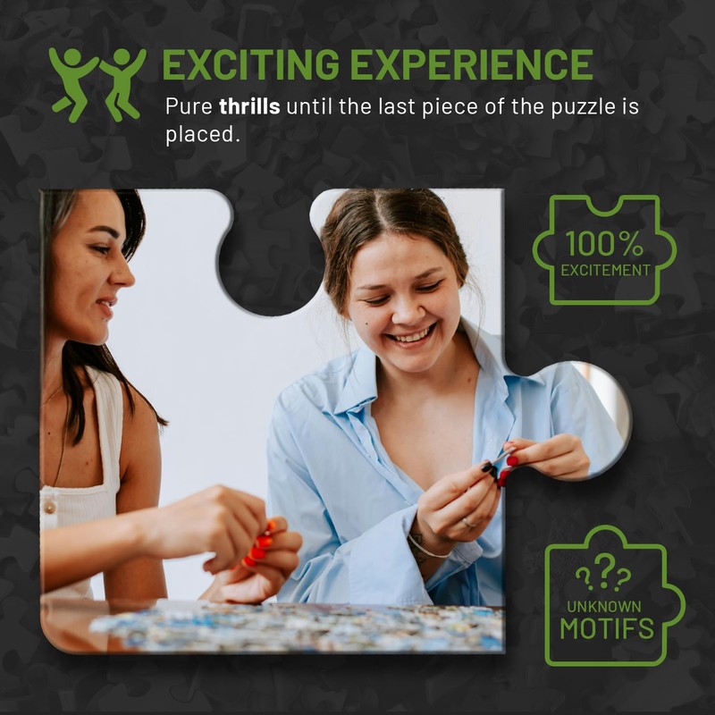 Misu Games Black Box Puzzle Without Template, Jigsaw Puzzles for