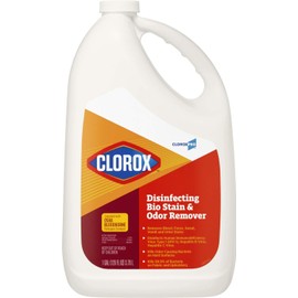 CloroxPro Clorox Disinfecting Bio Stain and Odor Remover Refill, 128 Fluid Ounces (Packaging May Vary)