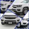 GearUp Pair Fog Light Cover Bezel for Chevy Colorado 2015-2021