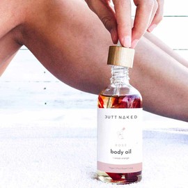 Butt Naked Body Rose Body Oil, 90ml