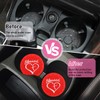 Augeny 2PCS Car Cup Holder Coaster, Non-Slip PVC Insert Cup