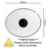 SPARES2GO Complete Oval Glass Lid & Knob Handle compatible with