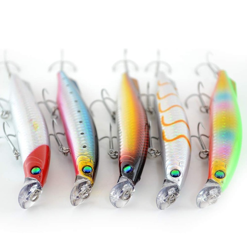 Floating Lipless Minnow F125 22g Set of 5 Lure Set