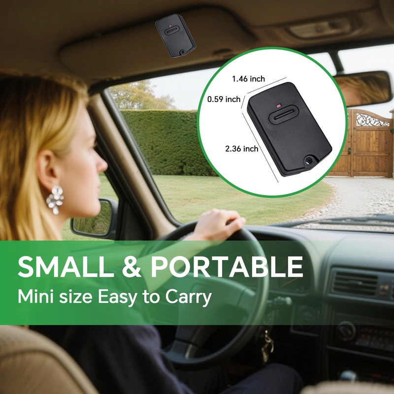 QSDIYRF 3 for Mighty Mule Gate Opener Remote,FM135 RB741 Gate