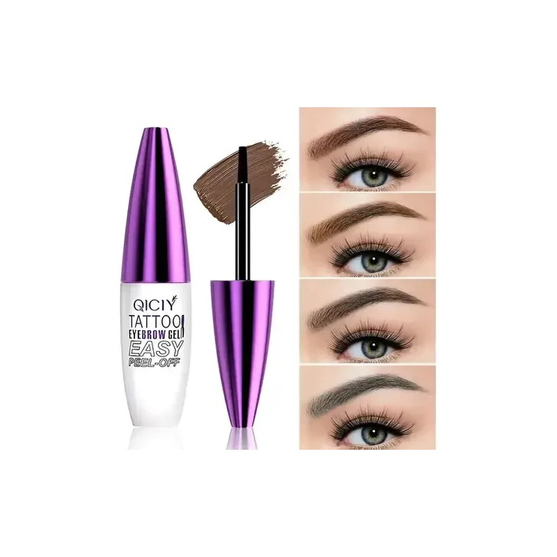 Qiciy Bálsamo Natural Grueso Para Cejas 4 Colores Naturales