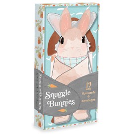 Snuggle Bunnies Notecards: 12 Notecards and Envelopes