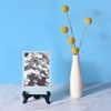 sourcing map 2pcs 8" Easel Plate Holder, Wooden Folding Display