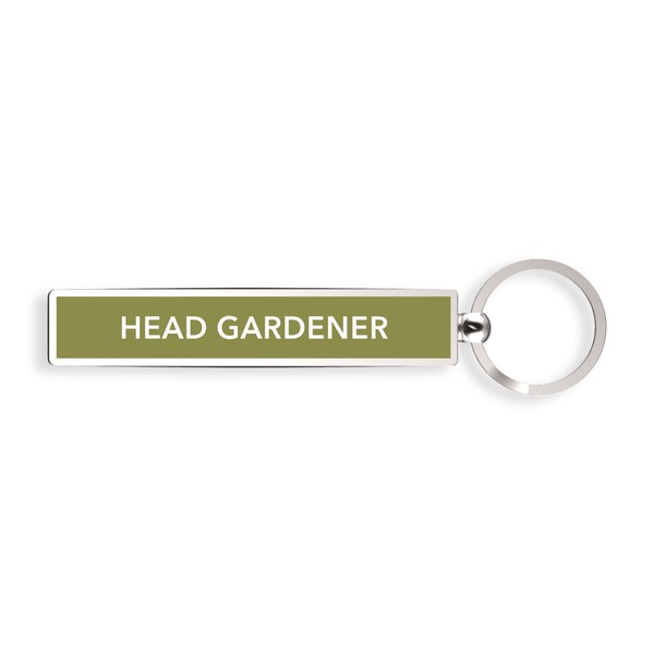 IF Show Offs Keys - Head Gardener - Keyring ,Olive