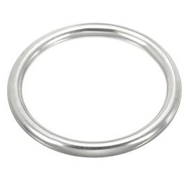 PATIKIL Metal Rings 2.8 Inch 316 Stainless Steel Rings Marine Grade Multi-Purpose O Rings Welded Round Rings for Macrame, DIY Craft, Hardware, Belt, Dog Leash, 10x70mm