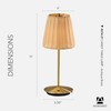 Adesso Cordless Table Lamp with 3-Level Touch Dimmer & Built-in