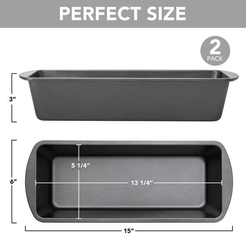 Extra Large Bread Pan, 13" x 5" Long Loaf Pan,