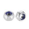 sourcing map Hex Lock Nuts - M8 x 1.25mm Stainless