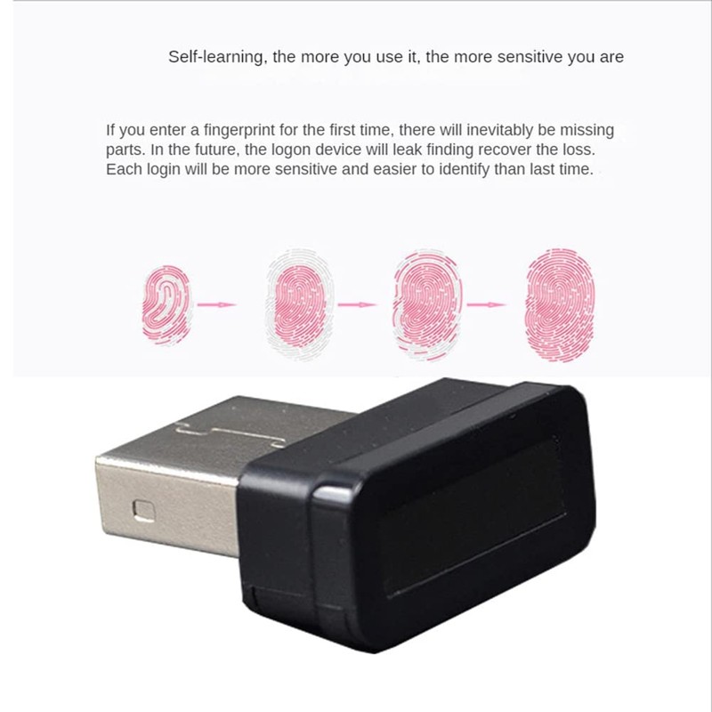 Lyaciomn Mini USB Fingerprint Reader Module Device for 10 Hello