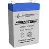 Power-Sonic 6V/2.9AH batería de plomo ácido sellada con terminal F1