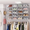 HAIXIN Shoe Rack for Closet - Stackable Shoe Organizer for