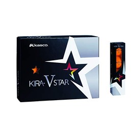 Kasco Golf Ball KIRA STAR V Kira Star V Unisex Kira Star VN Orange Optimal Head Speed: 25~45 2-Piece Ball: 1 Core + 1 Cover Orange Dozen