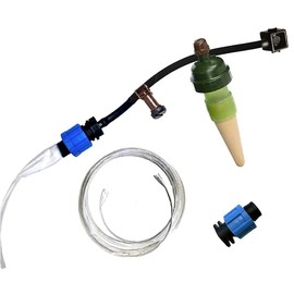Blumat Blusoak Automatic Drip Irrigation Kit | Soaker Hose for 4x8 Raised Garden Bed, Greenhouse, Indoor or Outdoor, Flower Box | Great for Off Grid | Sustainable Gardening DIY Kit