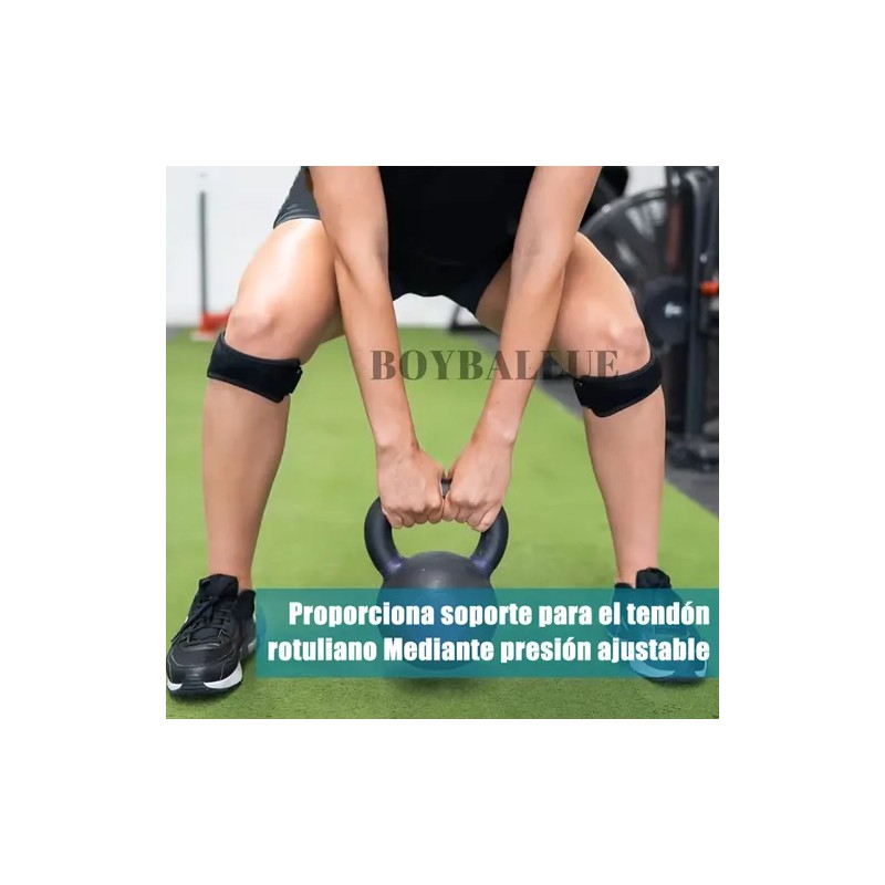 4pz Rodilleras Deportiva Compresión Ajustable De Gym Fitness
