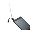 エレコム(ELECOM) スマートフォン用ロッドアンテナ アダプタタイプ ブラック MPA-35ATRBK