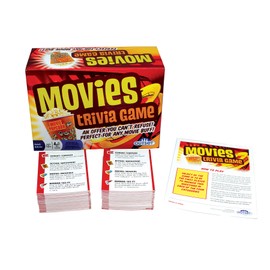 Cobble Hill Puzzle Company Ltd. Outset Media Movies Trivia Game - Party Game - Family Game - Travel Game - Fun and Easy to Play - 1200 Trivia Questions - for 2 or More Players - Ages 12+
