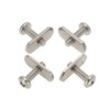 RANDDER 4 Pack Stainless Steel Kayak Rail/Track Screws & Track