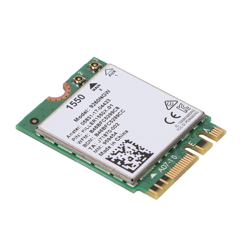 Wireless Network Card for KILLER 1550AC for windows10 2.4 G