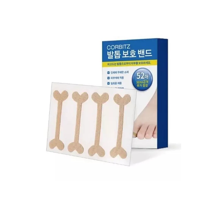 Covits 발톱보호밴드 코비츠 52매 발톱 테이프 Kobiz Toe Protection Band