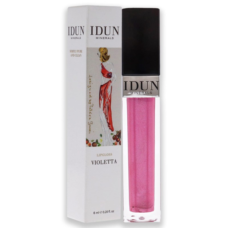 Idun Minerals Idun minerals lipgloss - 005 violetta 0.2 oz