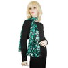 Evening Elegance Light and Bright St Patrick's Day Shamrock Scarf