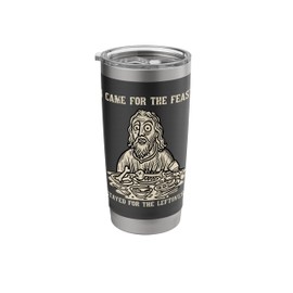 I Came For the Feast Thanksgiving Turkey Fall Autumn Season Stainless Steel Insulated Tumbler