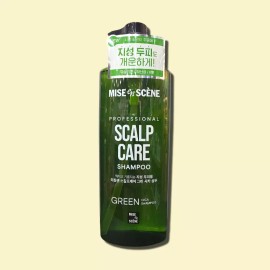 Mijon 미쟝센 스칼프케어 그린 시카 샴푸 680ml 기름진두피 Missha Scalp Care Green Tea Shampoo 680ml for Oily Scalp