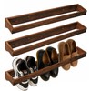 Dojomadf 3 Pcs Wall Mounted Shoe Rack, 30 Inch Wall