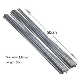 Aluminum Welding Rods,Low Temperature Easy Melt Aluminum Welding Rods Metal Universal Welding Wire for Welding Alloys,Stainless Steel,Galvanized Steel,Copper DIY Welding and Brazing Repair (50Pcs)