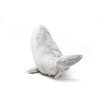Unbekannt Soft Toy Whale, 25 cm, Light Grey, Cuddly Toy,