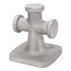 4.5inch Single Cross Bollard Cleat Heavy Duty Aluminum Mooring Bitt