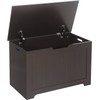 JungleA 30 Inches Wooden Storage Bench Lift Top Toy Chest