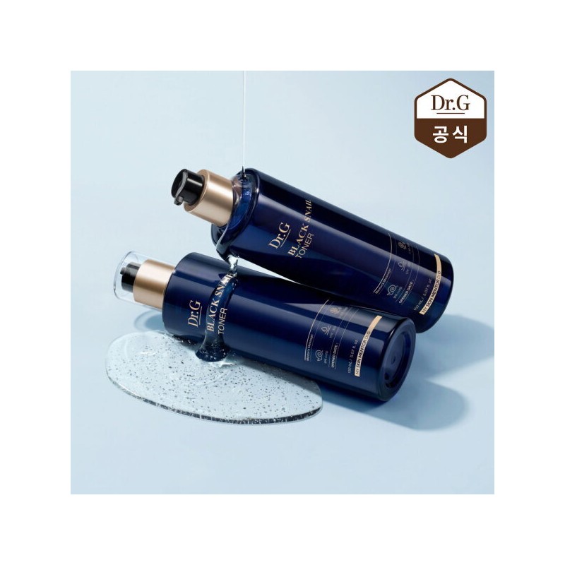 Dr.G 닥터지 블랙 스네일 토너 150ml 1+1 Dr. G Black