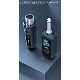 Loudstar Acoustics UHF Wireless Audio Transmitter and Receiver System, 6.35mm Interface, Anti-Inter