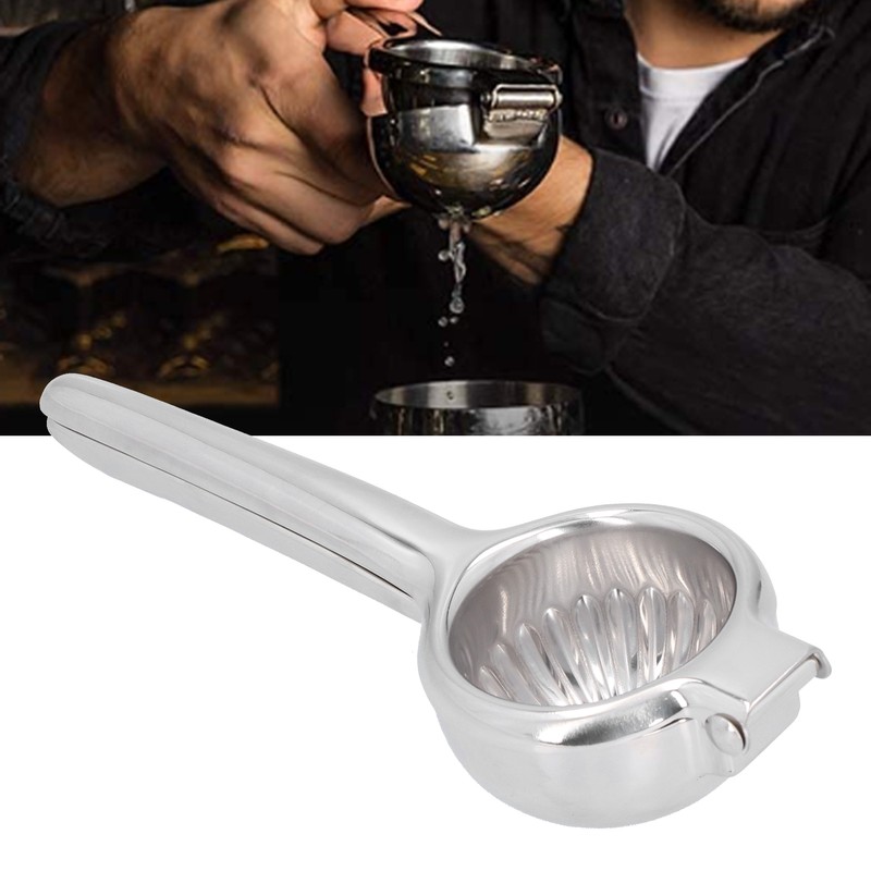 Stainless Steel Fruit Squeezer Manual Mini Lemon Orange Juicer Household