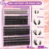 Volume Lash Clusters Spikes Cluster Eyelash Extensions 60D 80D 100D