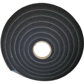Generic Peak Weather Stripping Tape 3/4 inch Thick Foam x 1 inch Wide x 15 ft. Long Black Black PVC Foam Tape