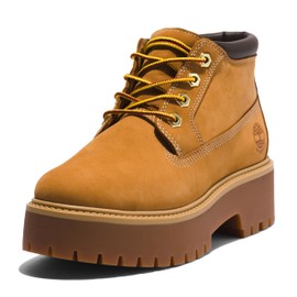 Timberland Women's Stone Street Mid Lace Up Waterproof Boot, Wheat-NEW 2024, 6.5 Medium