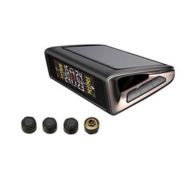 TPMS Wireless Pannello Solare Con 4 Sensori Esterni Per Privato Sistema Monitoraggio Pressione Pneumatici Digitale