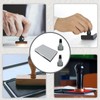 Ink Pads for Stamping, Black Ink Pad and Refill, Fingerprint