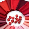 50pcs/Pack Red Resin Colored Shirt Pearl Buttons，Hand Sewn Button， for