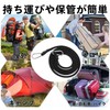 Jiayichengju フック付きゴムベルト カラビナストラップ 荷物固定弾性ロープ 1メートル * 4本の弾性ロープ カーゴベルト固定ベルト ラウンドフリーストレッチゴムベルト 超耐久性の緩衝ロープ