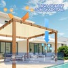Bynbbur 10' x 20' Sun Shade Cloth with Grommets 90%
